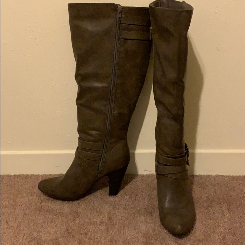 Wide tall boots